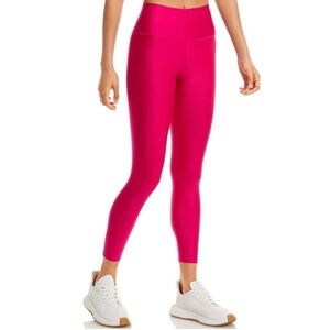 Alo 7/8 High-Waist Airlift Leggings Magenta Crush Hi-Rise Waisted Skinny Pants L